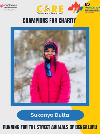 Meet Sukanya Dutta, another one of our amazing champions for charity. Her participation in the TCS 10K helps us raise crucial funds for our trauma care unit.