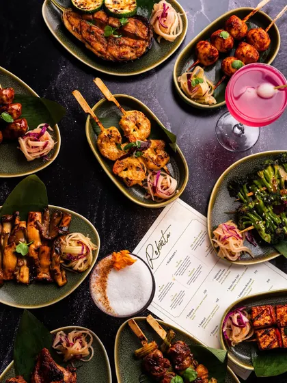 A perfect flat lay is a story in itself. For this shoot with China Bistro, we composed a vibrant spread of dishes and cocktails to create a visually rich and inviting scene. This shot showcases our expertise in food styling and capturing the essence of a dining experience.