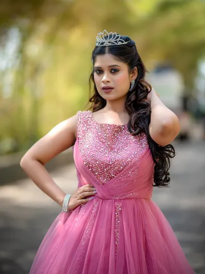 Another beautiful shot from the pink gown photoshoot.