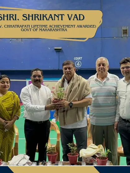 I was honored to be felicitated at the inauguration of our annual summer camp. It's always a pleasure to welcome new and returning players for 40 days of intensive training.