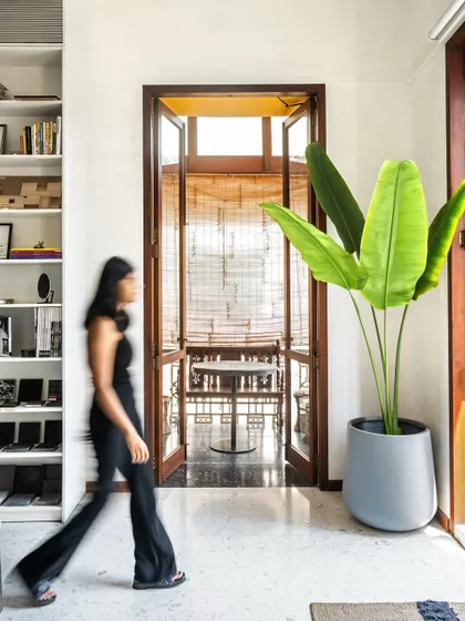 Beauty matters. In our own office, we stripped away the excess to reveal beauty in the way natural light shifts through the day. The space transforms from the bright morning light to the warm glow of custom brass pendants in the evening.
