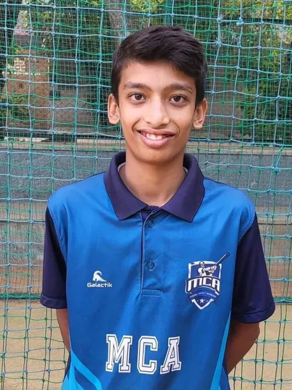 Diganth S Vittal, one of our promising young cricketers selected for the KSCA U-14 Inter-Zonals.