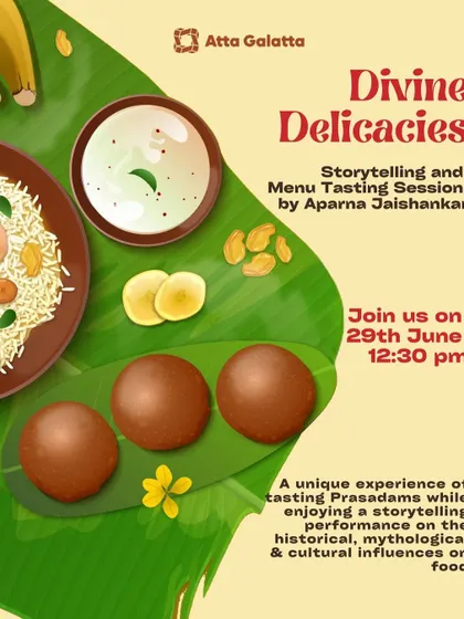 A unique storytelling and menu tasting session called 'Divine Delicacies'. We explore the historical and mythological influences on food, making it a feast for the senses and the soul.