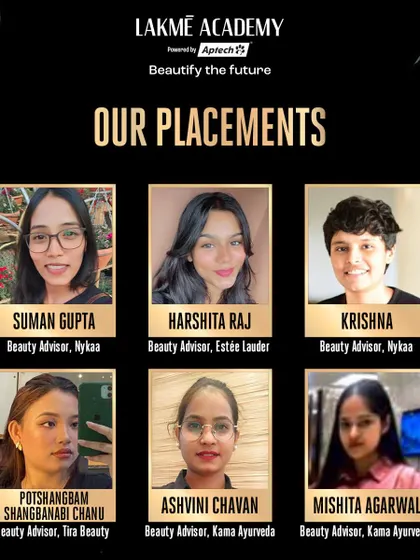 Our students are making their mark across the industry. We are proud to see them placed as Beauty Advisors at leading companies like Nykaa, Estée Lauder, and Tira Beauty. We provide the training that top brands look for.