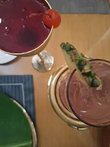 The colorful and refreshing cocktails served during the Southern Spice pop-up.