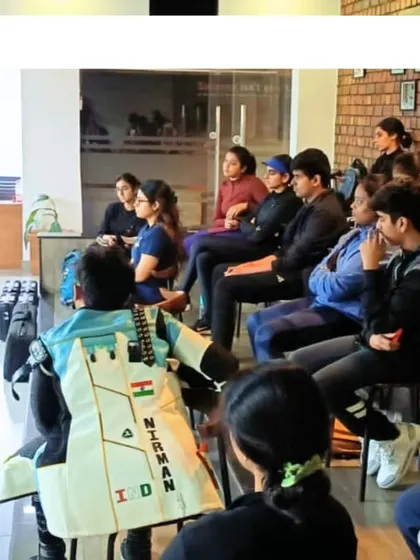 A classroom session during our shooting camp, where athletes learn about the mental aspects of the sport and competitive strategy.