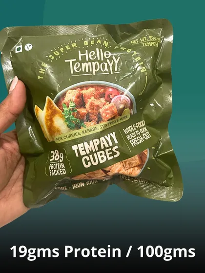 Tempeh is a fantastic whole-food protein source made from fermented soybeans. With 19 grams of protein per 100 grams, it's a versatile and nutritious option for vegetarians.