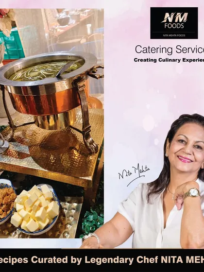 A classic winter favorite, Sarson da Saag with Makki di Roti, prepared according to Chef Nita Mehta's authentic recipe. We serve it with fresh butter and jaggery for a truly traditional experience.