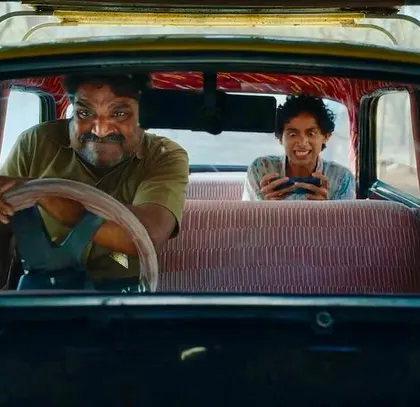 A comedic scene from the Bullet Echo ad, set in a classic Mumbai taxi. I styled the characters to create a funny contrast between the intense gamer and the unfazed driver.
