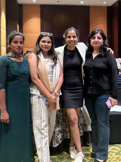 So proud of my amazing Paint Bar team. This photo was taken after we successfully pulled off three simultaneous workshops in three different cities.