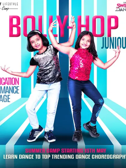Our Bolly-Hop Junior summer camp is designed for kids to learn a fusion of Bollywood and Hip-Hop, ending with a performance and certification.