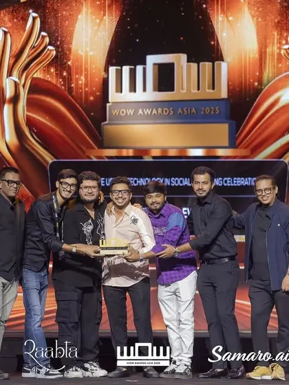 Honored to be recognized with the Gold at WOW Asia 2025. This award for 'Best Use of Technology in a Social Celebration' is for my amazing team and our drive to innovate.