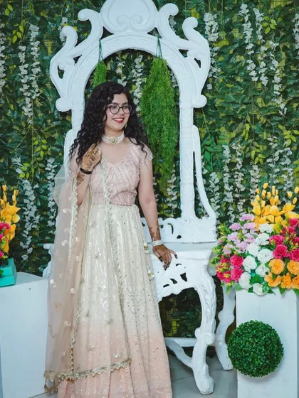 A candid shot from a cousin's sangeet night. This is what it's all about: celebrating, laughing, and creating unforgettable memories with the people you love.