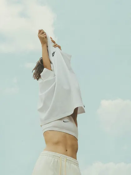 Time to unwind and allow my heart to relax. A creative shot capturing a moment of freedom and release.