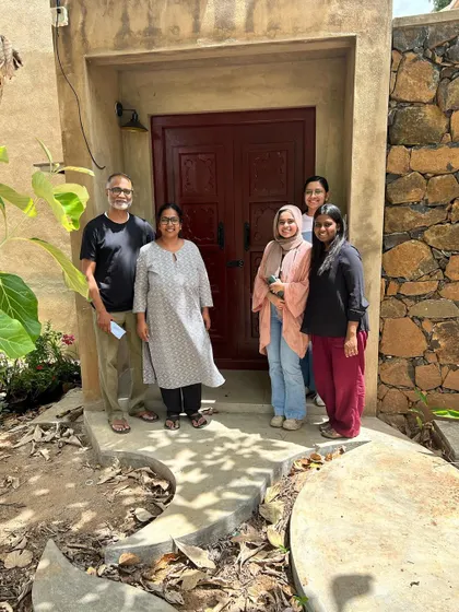 I had to share this sweet experience with my clients from the 'Free Spirited by the Hills' farmhouse. Residential projects are personal, and gestures like this make all the hard work and late nights worth it. It’s a reminder of why I love what I do.