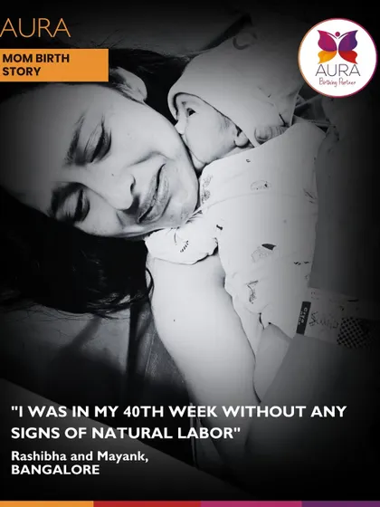 The beautiful result of a prepared and empowered journey. This is a moment from Rashibha and Mayank's birth story, a reminder that even when labor doesn't follow a script, knowledge and resilience can lead to a magical outcome.