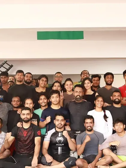 A duplicate of 65, showing the large and supportive crowd at our in-house competition.