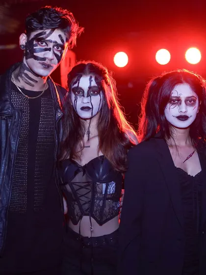 This group went all out with their ghoulish makeup. The commitment to the theme was incredible.