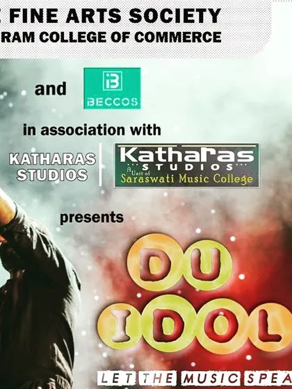 We partner with prestigious institutions like Shri Ram College of Commerce (SRCC) for major events like DU Idol. Our Katharas Studios proudly supported this university-wide singing competition, providing a platform for Delhi's student singers.