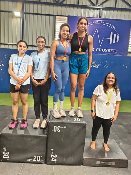 Celebrating the women's podium finishers at our "Kings and Queens Throwdown." We love seeing our members crush their goals and earn their spot on the podium.