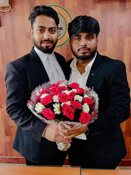 A moment of appreciation with a team member. Recognizing hard work and dedication is important to me.