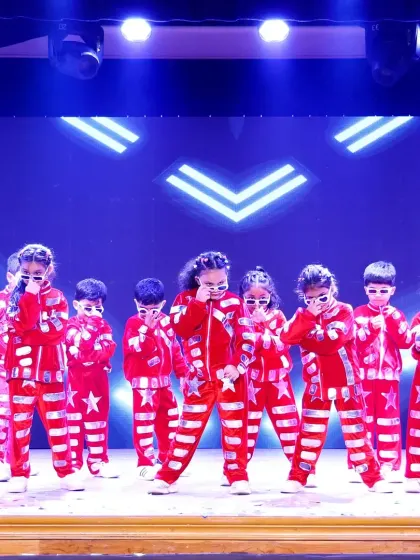 Our K-Pop party kids brought so much energy to the stage. These classes are extremely popular and a great way for kids to learn the latest commercial dance moves.