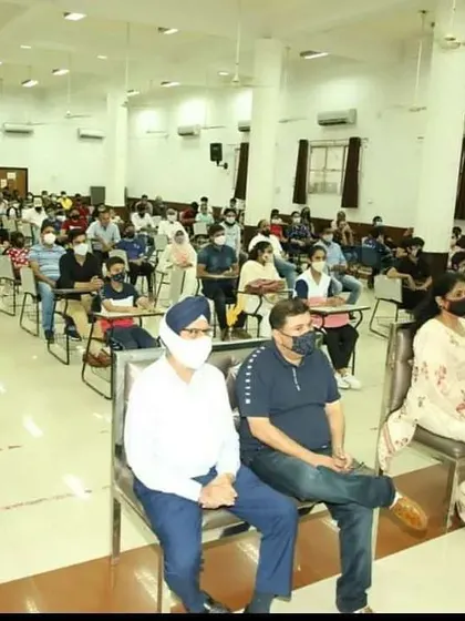 A wide view of the participants and audience gathered for the IROSC 2021 prize distribution ceremony, showing the scale of the event.