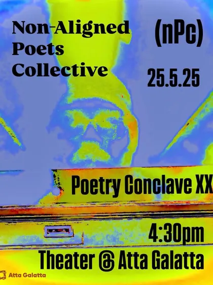 The 20th Poetry Conclave by the Non-Aligned Poets Collective. We are honored to be the venue for such milestones, celebrating the journeys of poets and collectives.
