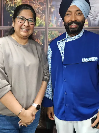 On the set of Laughter Chefs with the legendary Chef Harpal Singh Sokhi. Such an honor!