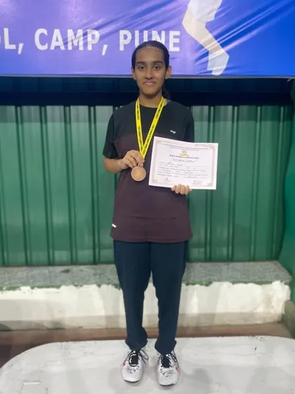 A huge congratulations to our student Nishka Gawde for winning at the ICSCE regionals and qualifying for the nationals. We are so proud of her dedication.