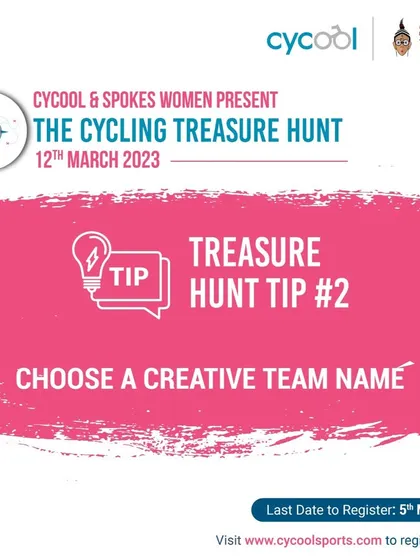 Treasure Hunt Tip #2: Choose a creative team name. It's one of the most hotly contested award categories.