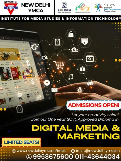 An overview of our one-year diploma in Digital Media & Marketing. The program covers social media strategy, SEO, and content creation, with Saturday classes available for those looking to upskill.