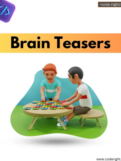 Time for more brain teasers. Puzzles like these are a core part of our teaching method, helping kids develop problem-solving skills while having fun.