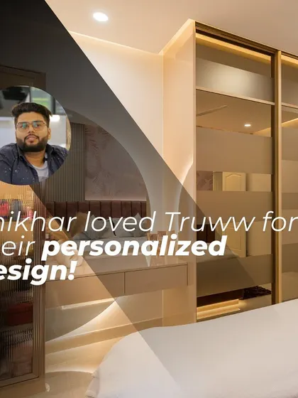 Shikhar loved the personalized design process. This graphic highlights his satisfaction with getting a unique home tailored to his needs, not a generic template.