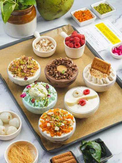 All the components for my fusion globe cakes laid out. I believe in teaching the fundamentals, so you can confidently create your own signature desserts after the workshop.