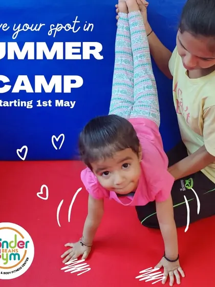 Save your spot in our summer camp. This image captures the hands-on coaching and fun your child will experience as they learn new gymnastics skills in a safe and encouraging setting.