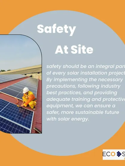 Safety is an integral part of every solar installation we undertake. We follow industry best practices and provide our team with adequate training and protective equipment to ensure a safe process and a sustainable future with solar energy.