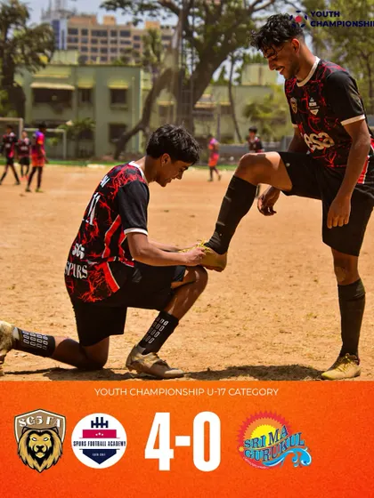 A powerful 4-0 victory for our U17 team in the Youth Championship. The image of sportsmanship after the game is just as important as the result.