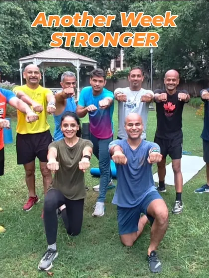 Another week stronger. Our outdoor training sessions are where we build the grit and endurance needed for race day.