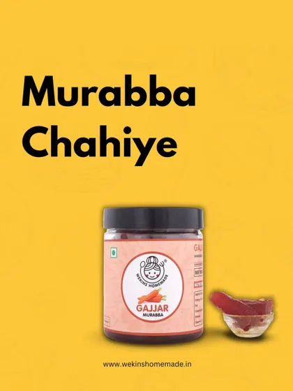 Sometimes, all you need is a spoonful of sweet Gajjar Murabba. It's the perfect way to satisfy your sweet cravings with a healthy, homemade treat.
