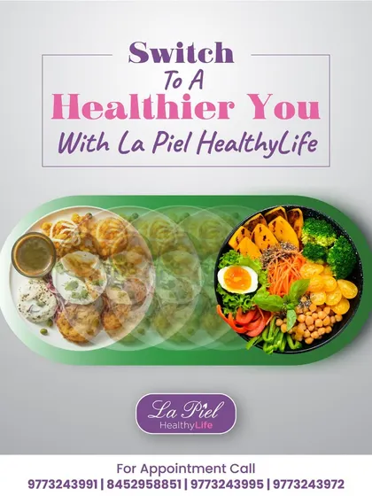 Switching to a healthier lifestyle can feel overwhelming, but I am here to make it simple. This visual represents the transition from processed, unhealthy foods to fresh, nourishing meals that I help my patients incorporate into their daily lives.