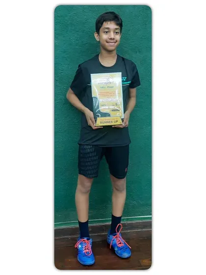 Our academy is spreading its wings. Sachet Tripathy wins a silver medal in the Under-15 category at the Maharashtra State Ranking Tournament in Pune.