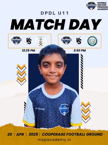 Match day schedule for our U11 DPDL teams at Cooperage Football Ground.