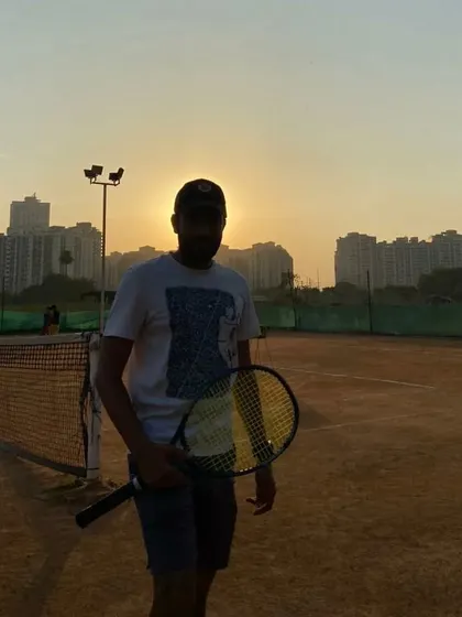 A quiet moment on the court as the sun goes down. This is where I find my focus and recommit to the process of continuous improvement.