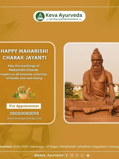 On Maharishi Charak Jayanti, we pay tribute to the ancient sage whose teachings form the bedrock of Ayurveda. This post honors his contributions and reaffirms our commitment to his principles of natural healing.