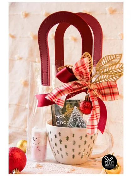 The complete 'Hug in a Mug' gift, a simple, sweet, and cozy present for the holiday season.