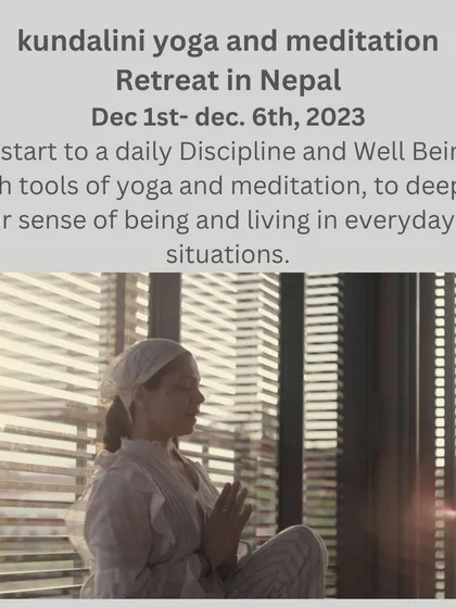 Details for our upcoming retreat in Nepal. This is a start to a daily discipline and well-being, using the tools of yoga and meditation to deepen your sense of being in everyday life.