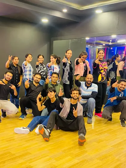 Our Bollywood squad after a video day. So much talent and energy in one group.