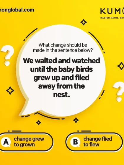 Here's a quick grammar quiz to test your skills. Identifying the correct use of past tense verbs is a common challenge that our English program helps students master.