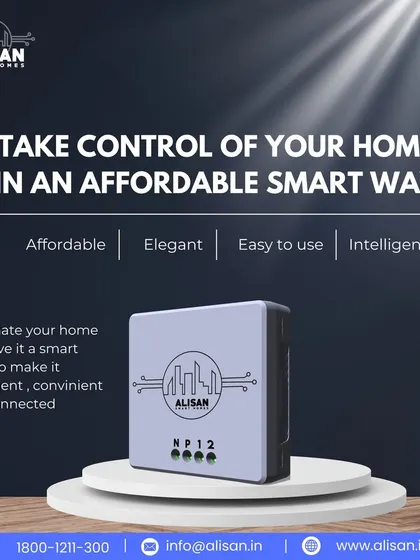 You can take control of your home in an affordable, elegant, and intelligent way. Our retrofit modules, like the NP12 shown here, give your home a smart edge, making it convenient and connected without major rewiring.